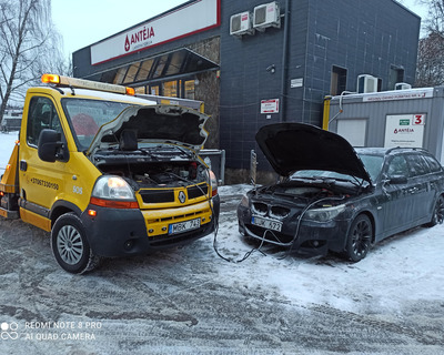 Automobilio užvedimas nusėdus akumuliatoriui Vilniuje