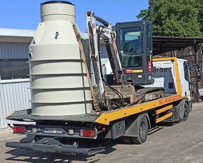 Ekskavatorių pervežimas Vilniuje