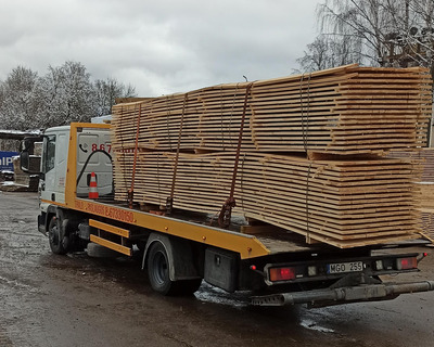 Medienos pervežimas Vilniuje