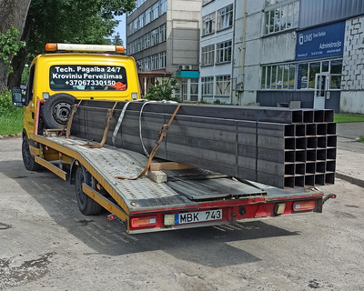 Metalo pervežimas Vilniuje