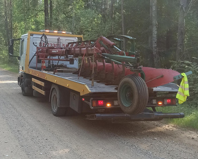 Žemės ūkio technikos pervežimas Vilniuje