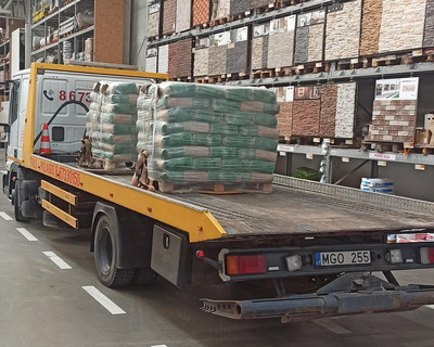 Statybinių medžiagų pervežimas Vilniuje